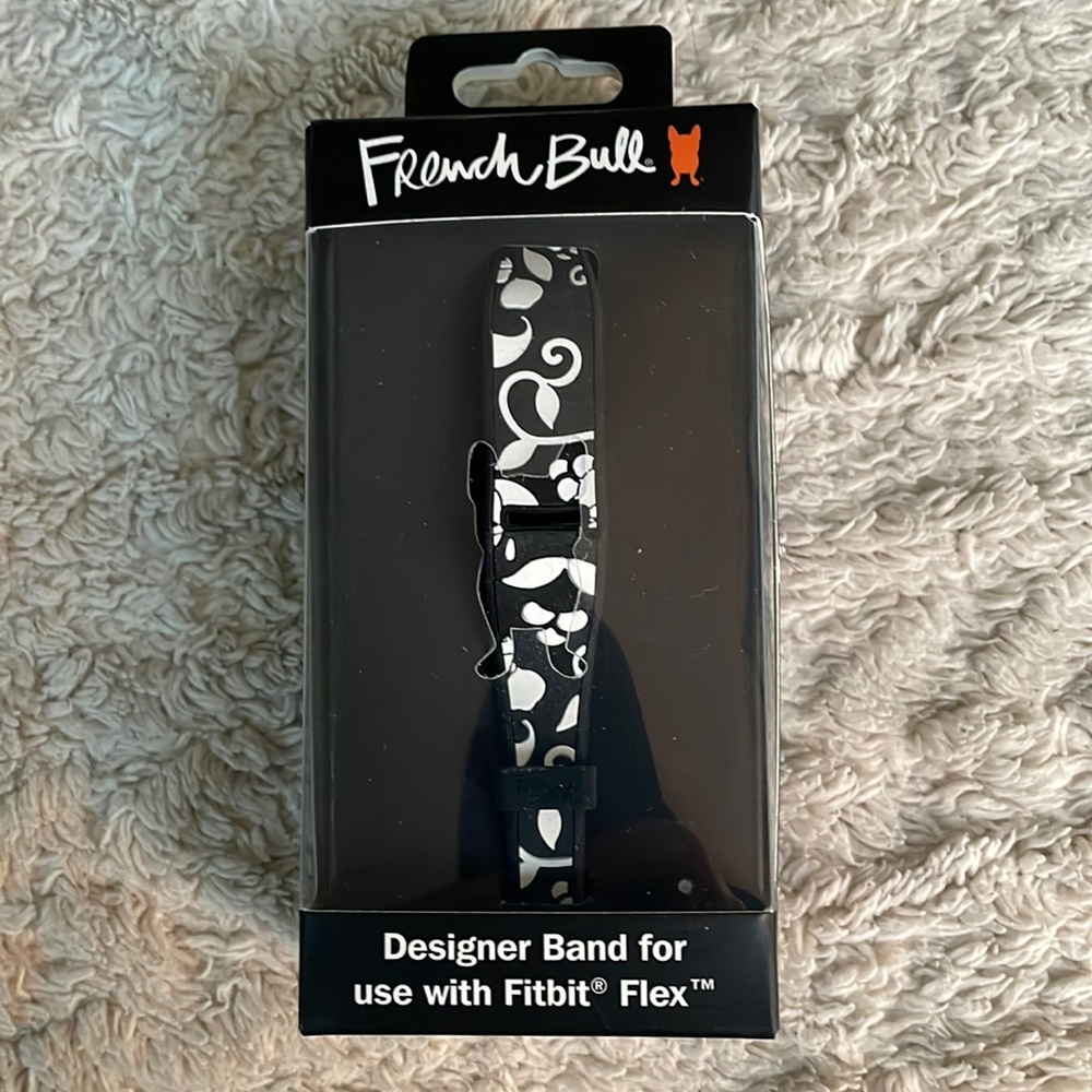 “French Bull”with buckle closure  fits most 5.5-7.25 wrists to beFit Bit Flex